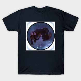 Black fox growling T-Shirt